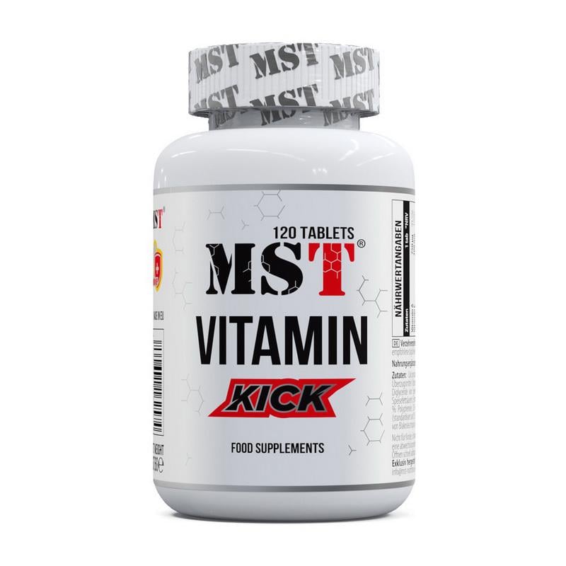 Мультивітаміни і мінерали 1 на день MST Vitamin Kick 120 табл.