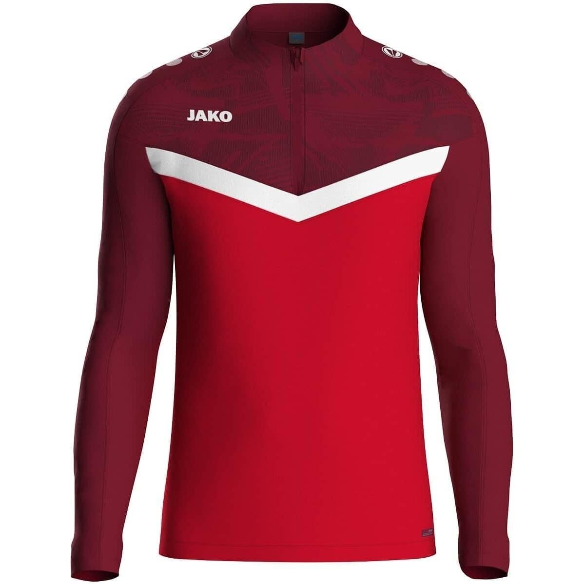 Реглан детский Jako ZIP TOP ICONIC 128 см Красно-бело-бордовый (8624-103)