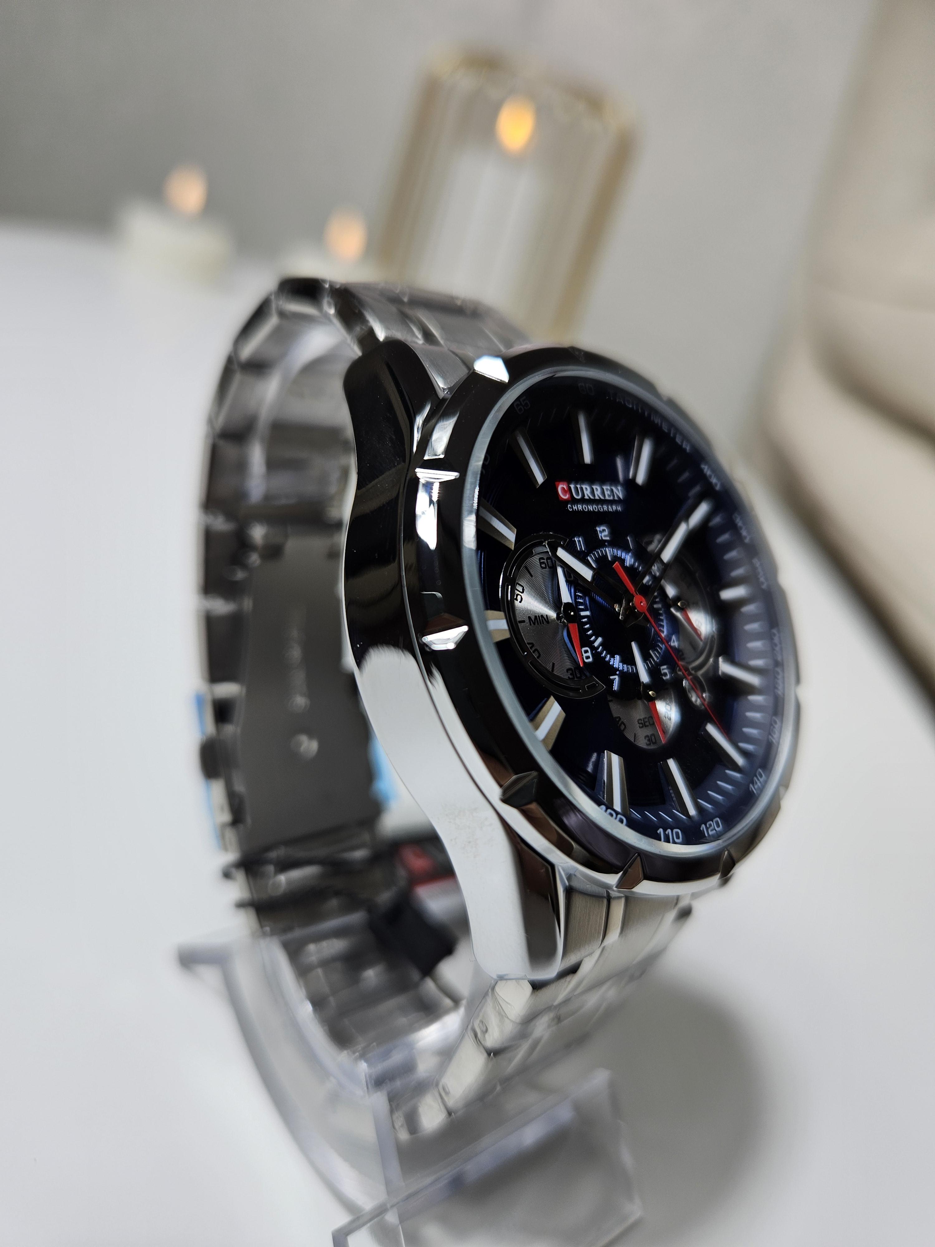 Наручний годинник чоловічий Сurren Rodos Срібний (1113) - фото 3