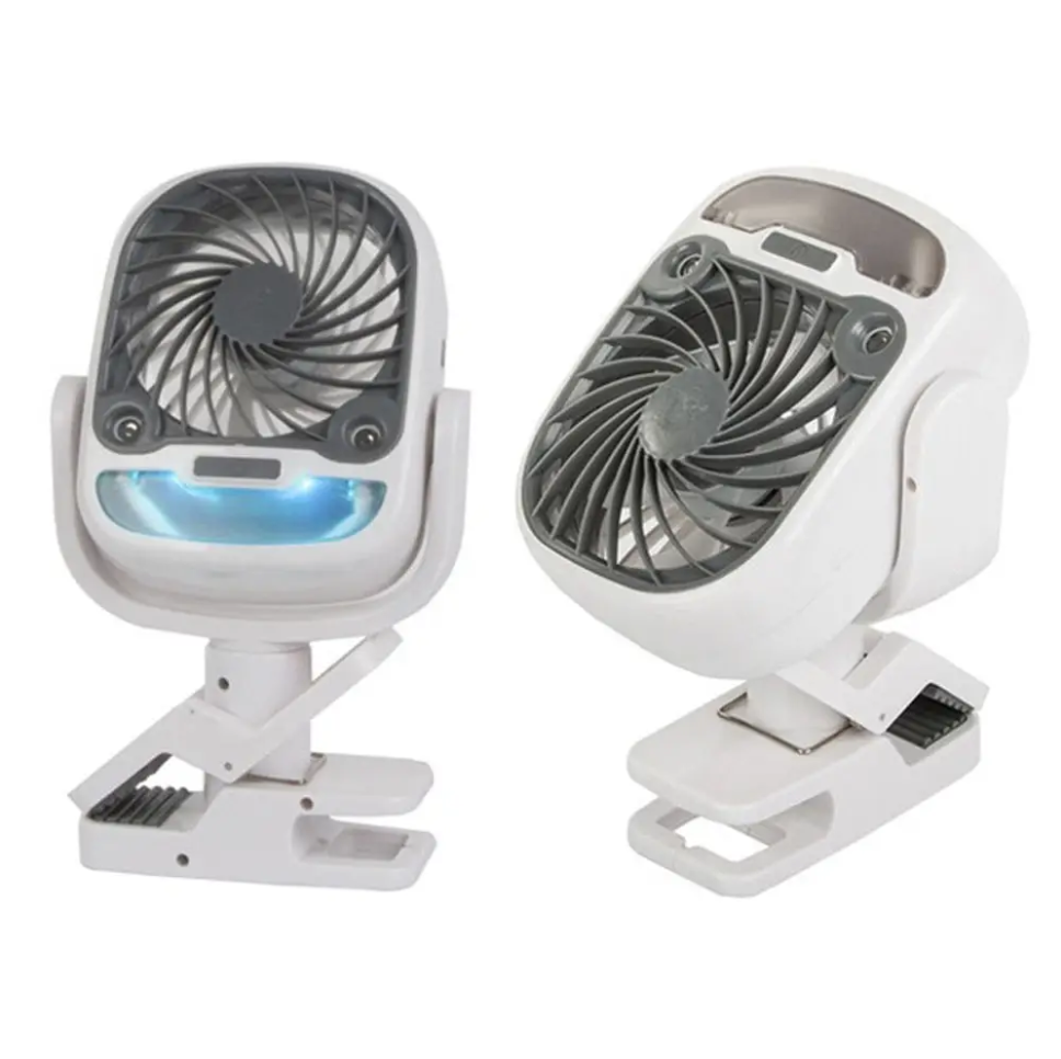 Вентилятор із зволоженням LY594 на прищіпці та USB-зарядкою Білий (28794904) - фото 3 Вентилятор із зволоженням LY594 на прищіпці та USB-зарядкою Білий (28794904) - фото 3