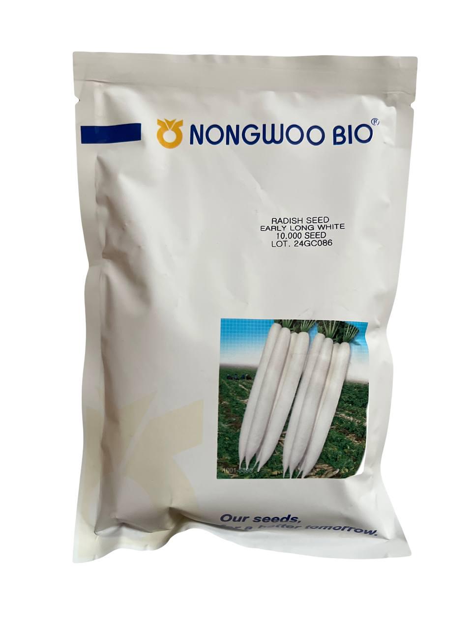 Семена Дайконы NongWoo Bio ERLI LONG VAYT F1 10 000 шт. (2289876567)