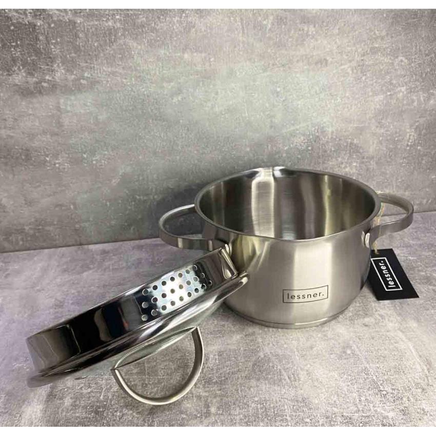 Каструля Lessner 55876-24 з нержавіючої сталі 24 см 6,0 л (1618713244) - фото 5 Каструля Lessner 55876-24 з нержавіючої сталі 24 см 6,0 л (1618713244) - фото 5