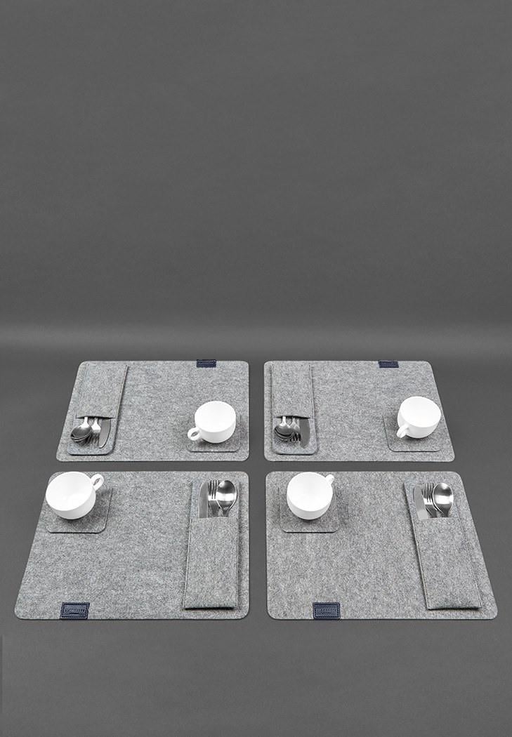 Набор для сервировки стола на 4 персоны Синий (A-028330) - фото 5 Набор для сервировки стола на 4 персоны Синий (A-028330) - фото 5