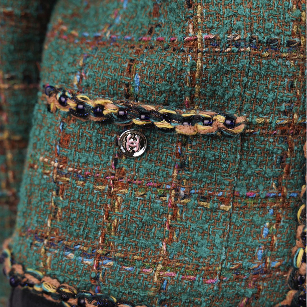 Жакет жіночий Chanel S Зелений (2797308423) - фото 4 Жакет жіночий Chanel S Зелений (2797308423) - фото 4