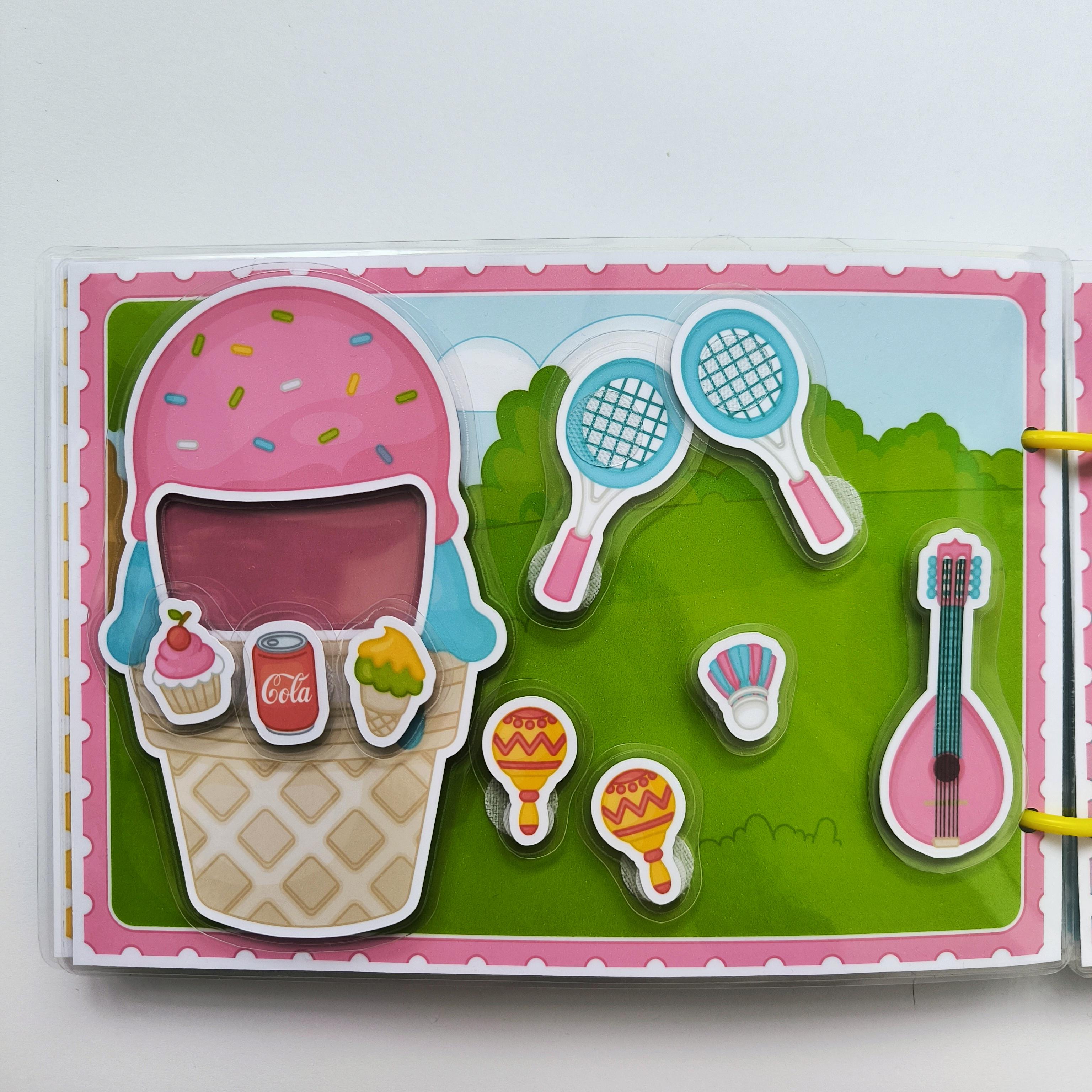 Книга на липучках Лабубу розвивающая (LP-0057) - фото 8 Книга на липучках Лабубу розвивающая (LP-0057) - фото 8