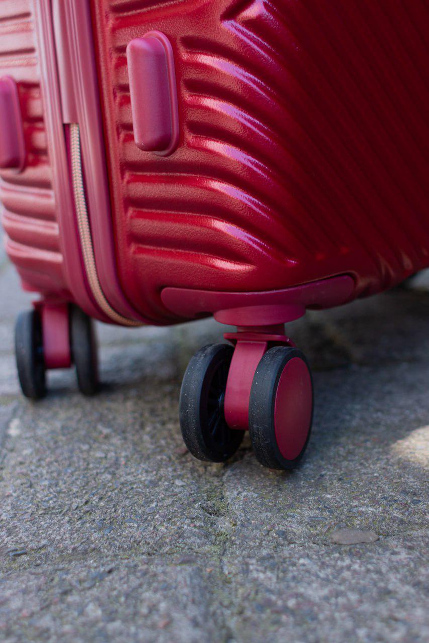 Чемодан пластиковый Wings WN-01 S Красный (11881148) - фото 5 Чемодан пластиковый Wings WN-01 S Красный (11881148) - фото 5