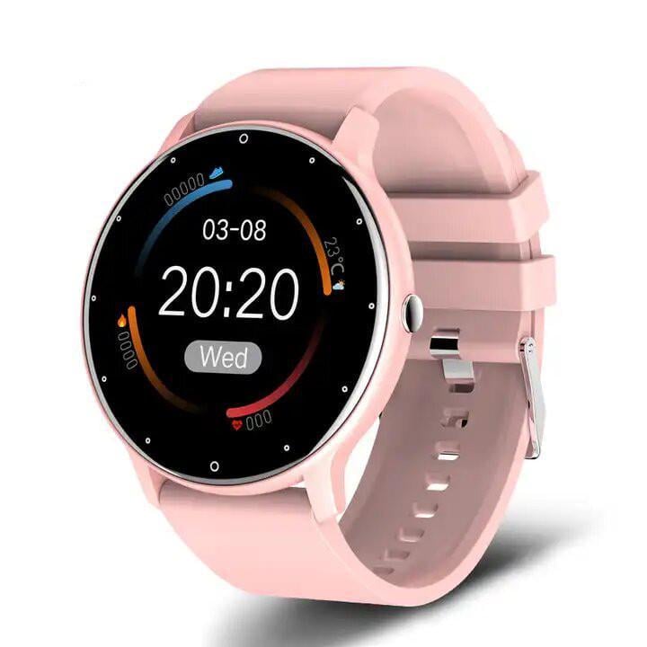 Смарт-годинник жіночий Lige 0223B з силіконовим ремінцем Pink (15246)