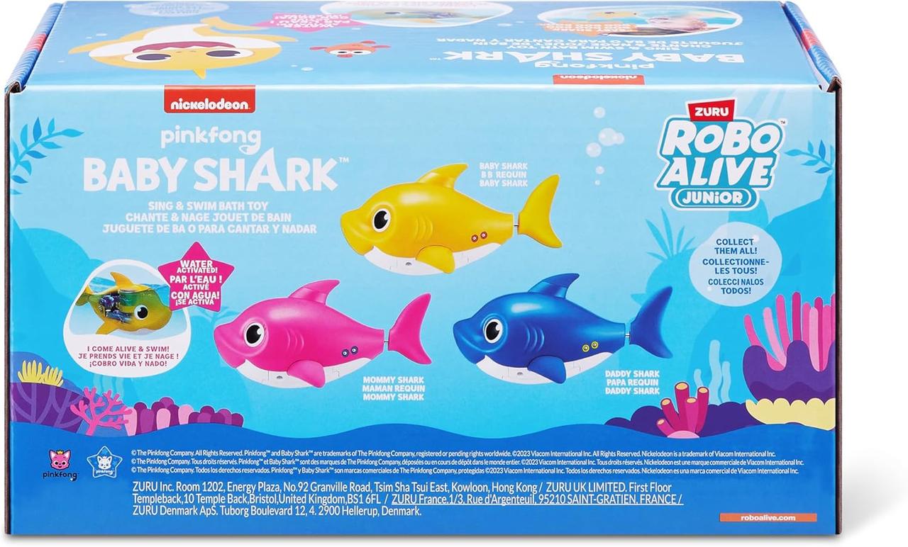 Игрушка интерактивная для ванной Robo Alive Junior Baby Shark (25282Y)