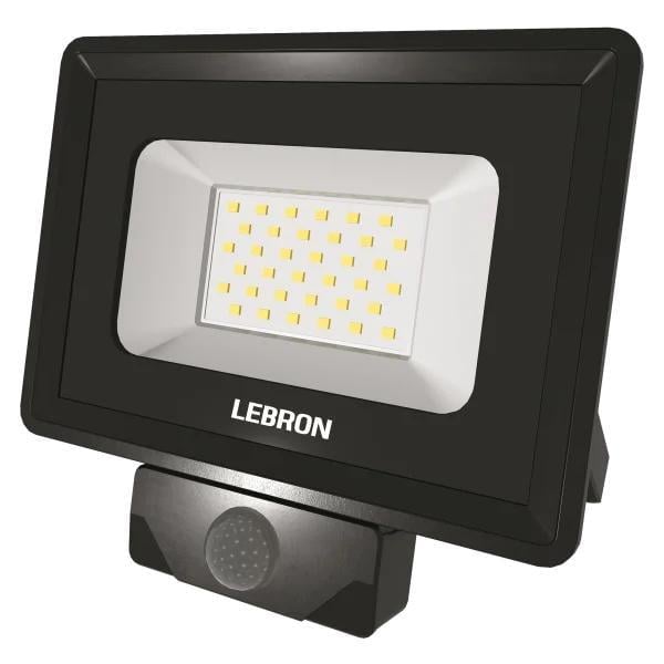 LED-прожектор Lebron LF-50S 50W 6500K 4000 Lm 220V датчик движения IP65 (28688331)