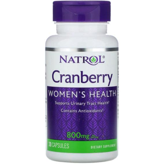 Журавлина Natrol Cranberry 800 mg 30 Caps (NTL-16033)