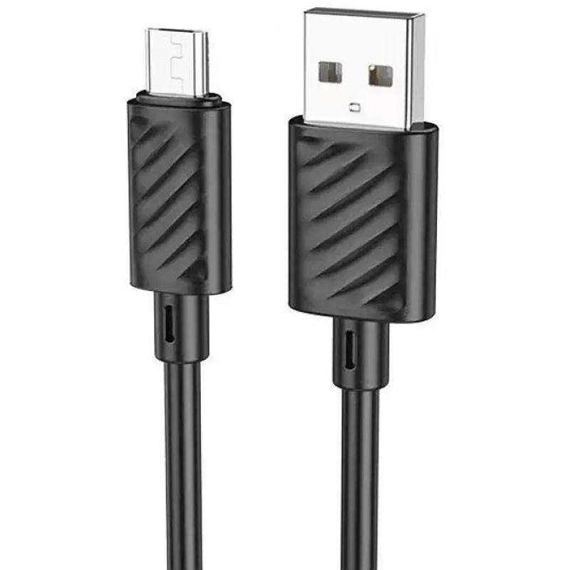 Кабель дата Hoco X88 Gratified USB to Micro-USB 1 м Черный (00000064555_1)