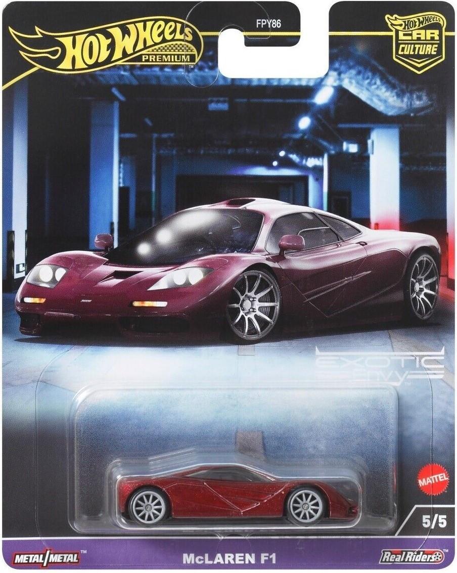 Іграшкова машинка Hot Wheels Premium McLaren F1 2024 Exotic Envy 5/5 Car Culture (HKC77)
