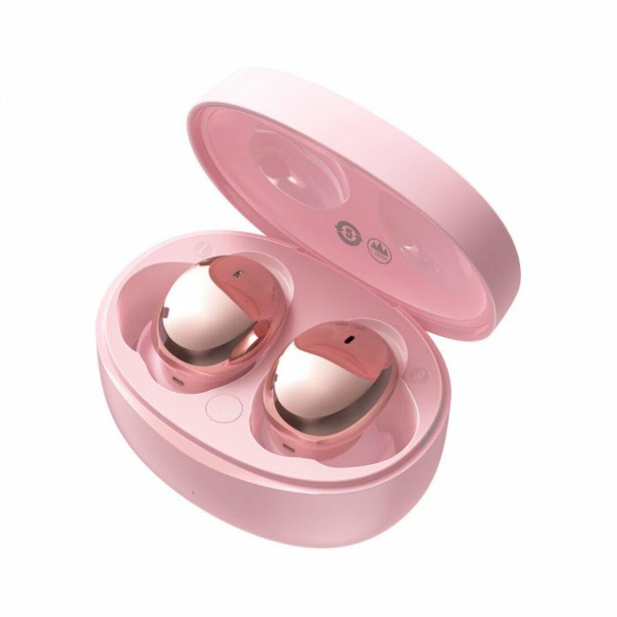 Навушники бездротові Baseus True Wireless Earphones Bowie E2 Рожевий (NGTW090004)