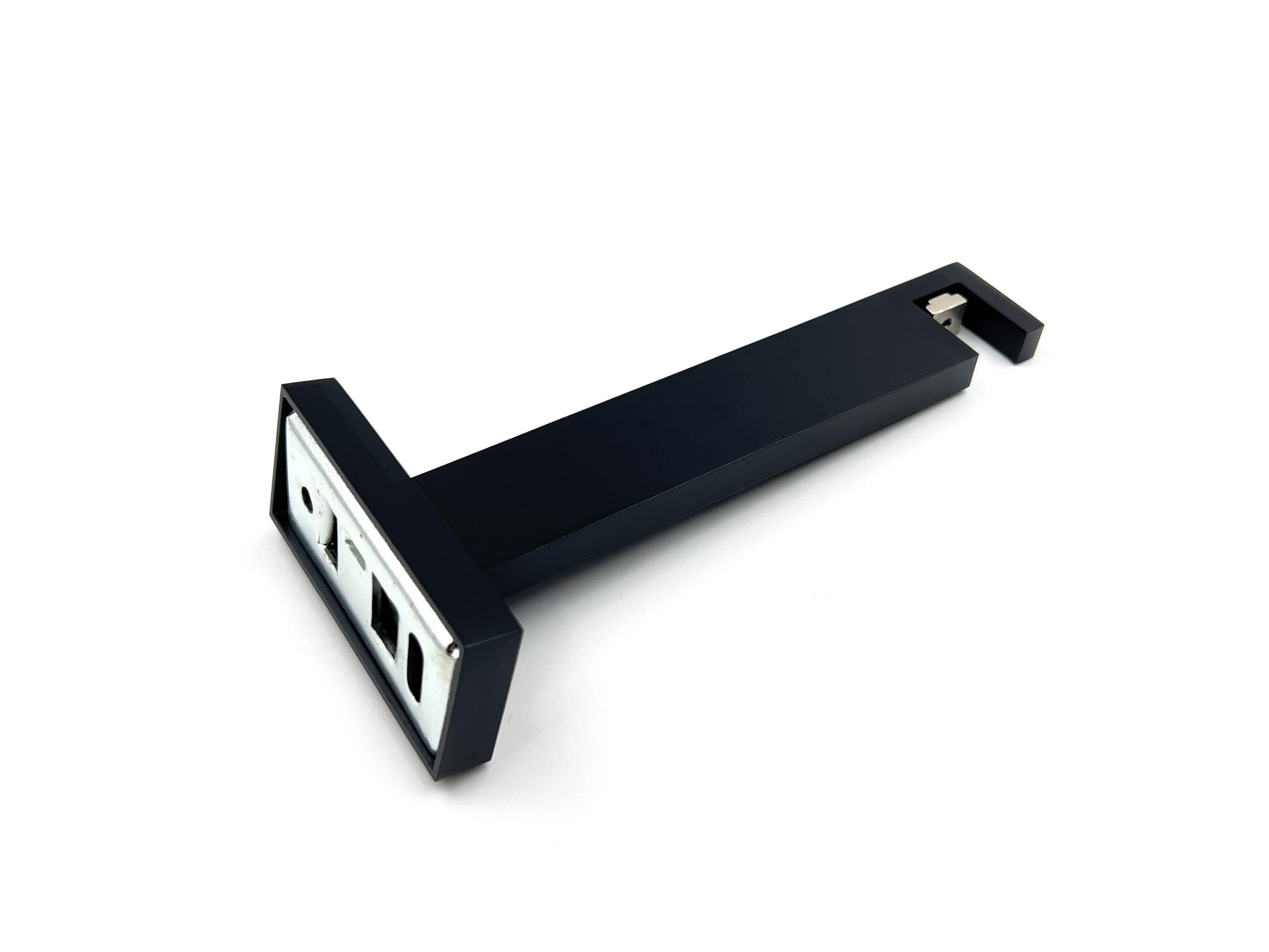 Кронштейн Quadrum Скарлайн одинарний 15 см Чорний матовий - фото 3 Кронштейн Quadrum Скарлайн одинарний 15 см Чорний матовий - фото 3