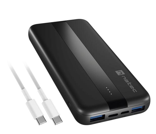 Повербанк Natec Trevi Slim Q V2 10000 mAh Black (NPB-2294)