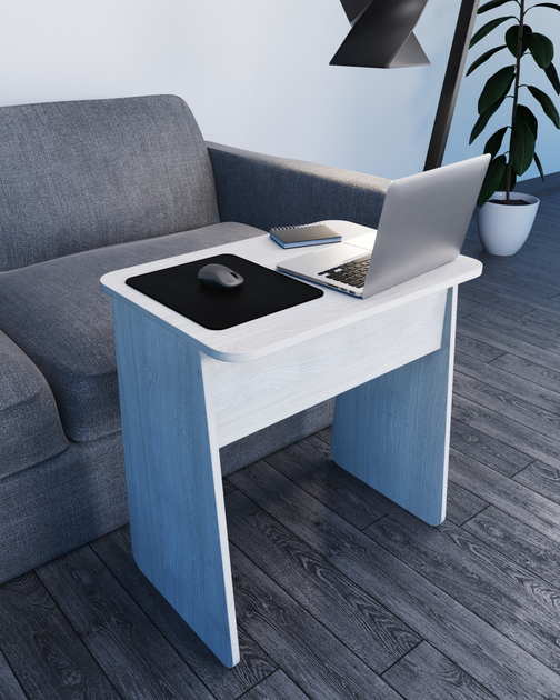 Стіл письмовий Континент 65х45х70 см Дуб шамоні світлий (28123094) - фото 3 Стіл письмовий Континент 65х45х70 см Дуб шамоні світлий (28123094) - фото 3