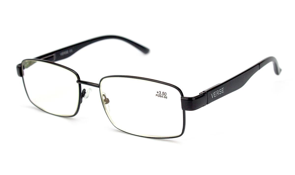 Окуляри для зору в металевій оправі Verse 320120S-C1 Blue blocker -1,25