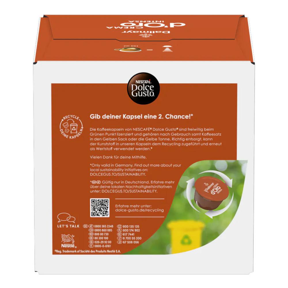 Кава в капсулах Dallmayr Nescafe Dolce Gusto Crema d'Oro Intensa 16 шт. - фото 3 Кава в капсулах Dallmayr Nescafe Dolce Gusto Crema d'Oro Intensa 16 шт. - фото 3