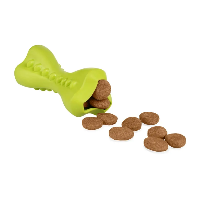 Іграшка для собак мотиваційна BronzeDog SMART Кістка 12х5 см Салатовий (1R0370) - фото 4 Іграшка для собак мотиваційна BronzeDog SMART Кістка 12х5 см Салатовий (1R0370) - фото 4