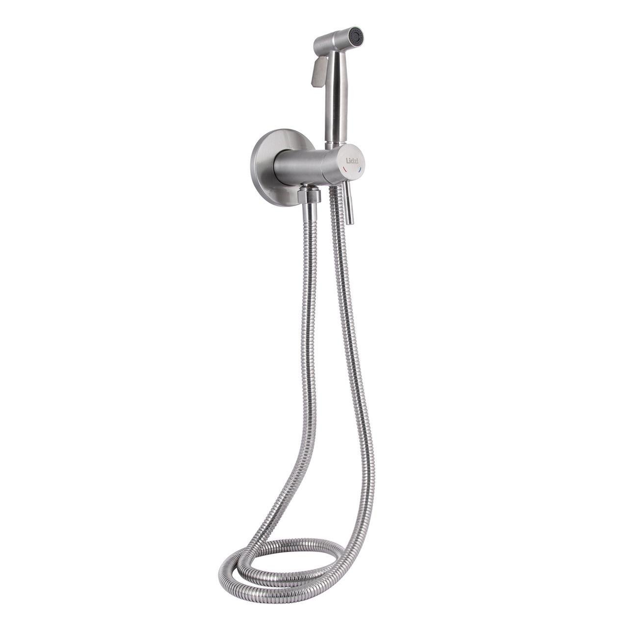 Набір для гігієнічного душу Lidz Aria 111 округлий Nickel (LDARI111NKS46105)