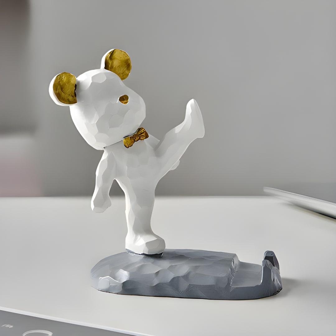 Подставка для телефона Медвежонок 10,5х8,5 см Белый Подставка для телефона Медвежонок 10,5х8,5 см Белый