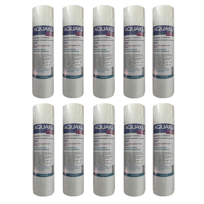 Картридж полипропиленовый AquaKut FCPP 10 2 1/2 5 мкм 10 шт. (28748990)