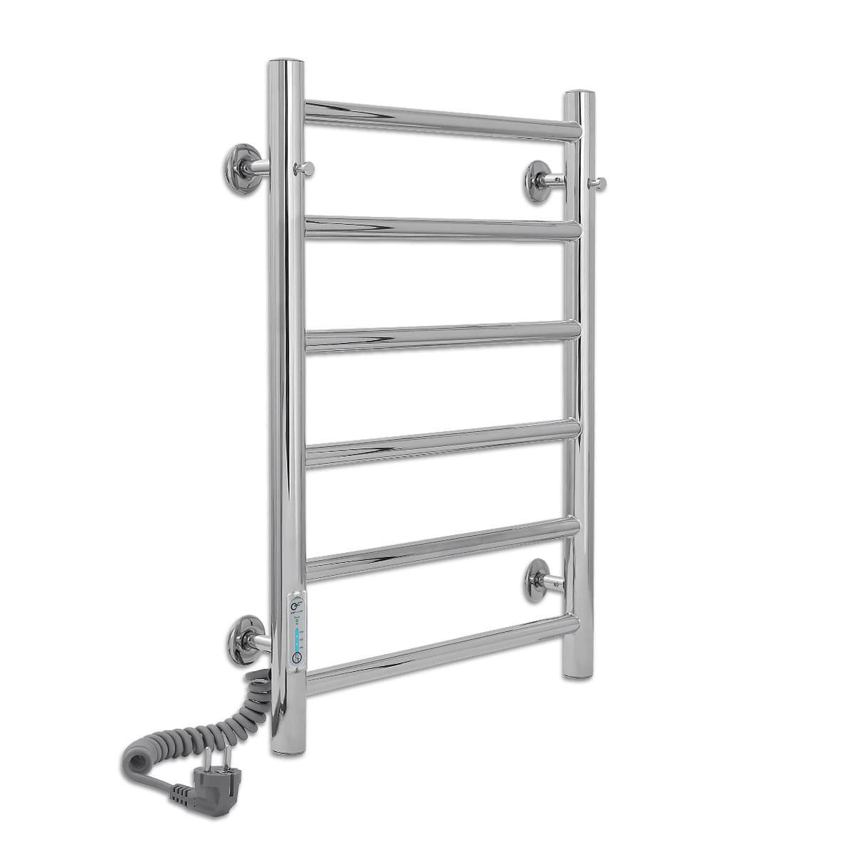 Полотенцесушитель электрический ERAFLYME mini 6L левый 400x600 см Хром