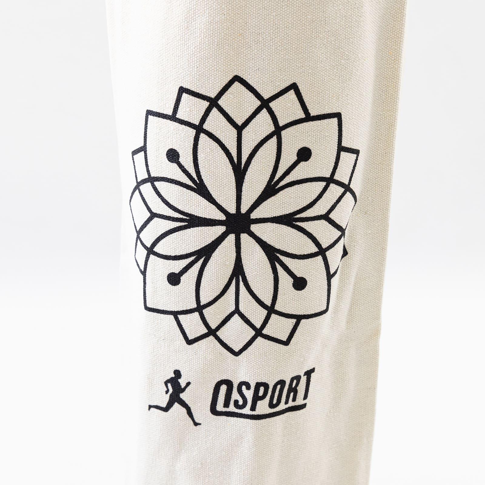 Чохол для килимка OSPORT для йоги/фітнесу та туризму з канвасу Білий (OF-0289) - фото 2