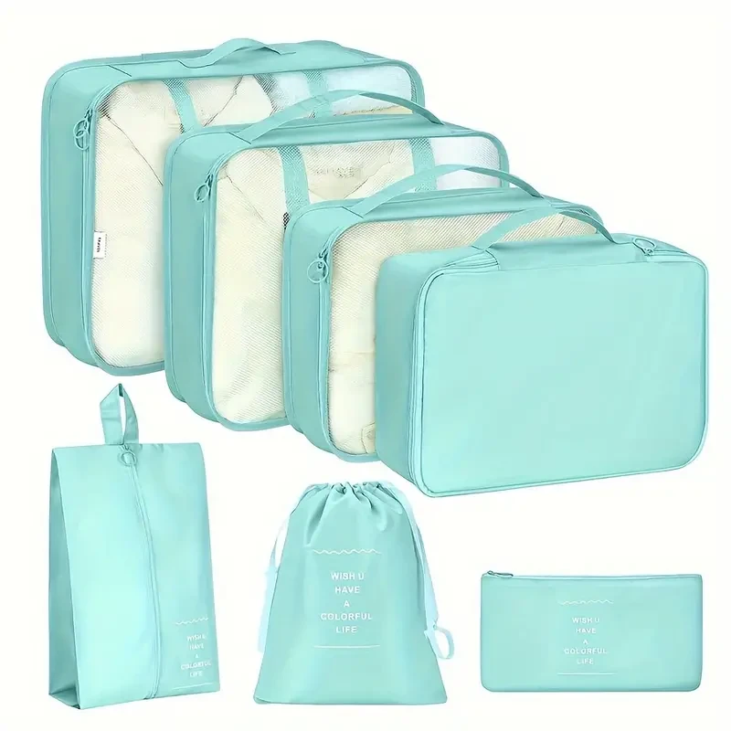 Набір органайзерів дорожніх PackSmart 7 шт. Бірюзовий (1361460248)