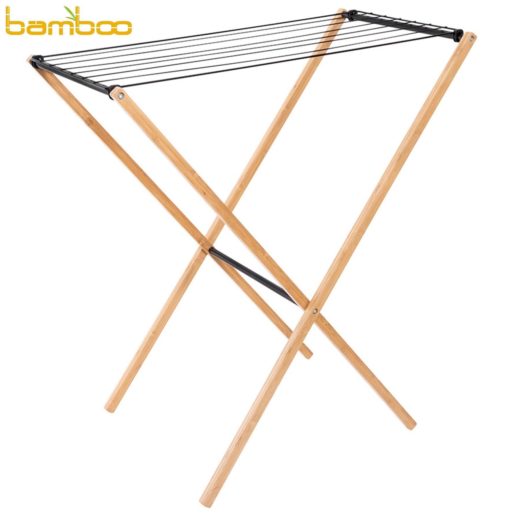 Сушка для белья напольная Casa Si Bamboo Dryer S Braun (CS92303W06) - фото 6