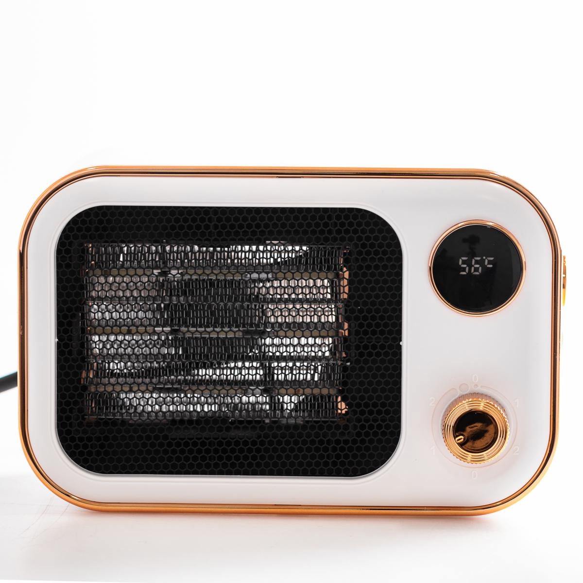 Тепловентилятор портативный 1200 Вт с нагревательным керамическим элементом Белый (HPAQL039W)