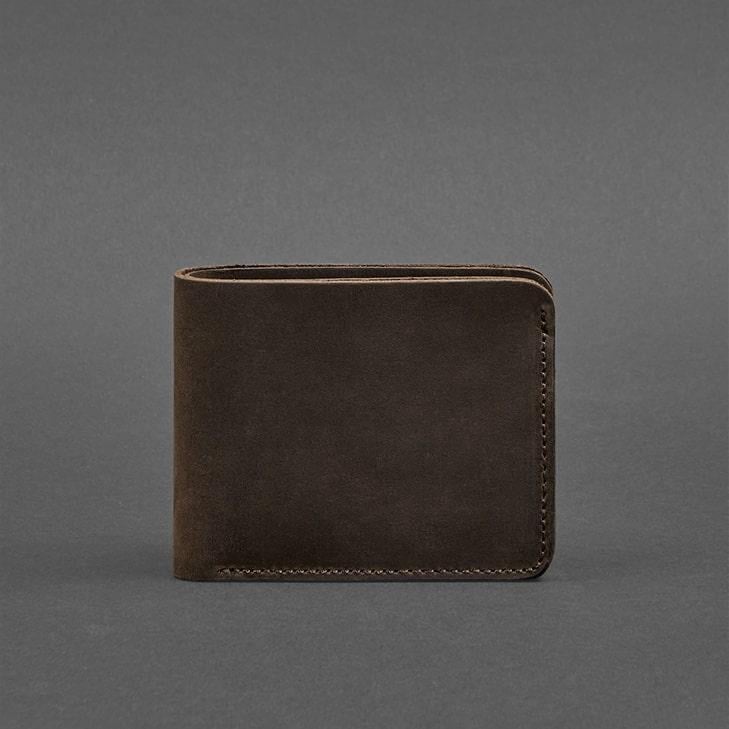 Портмоне мужское кожаное BlankNote 4.1 4 кармана Темно-коричневый (A-026129) - фото 6 Портмоне мужское кожаное BlankNote 4.1 4 кармана Темно-коричневый (A-026129) - фото 6