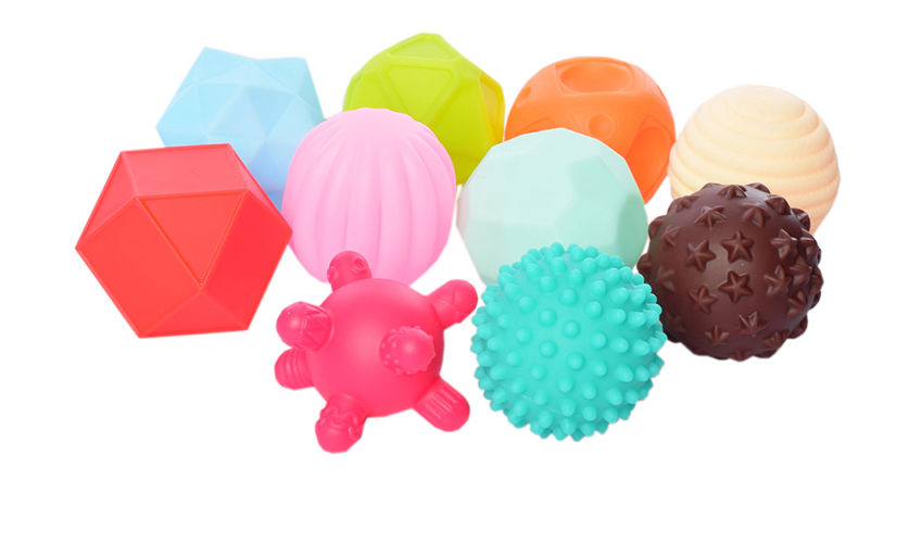 Игрушечный набор для купания брызгалка-пискавка Fun Game 19012 мячики 10 шт. (2492359139)