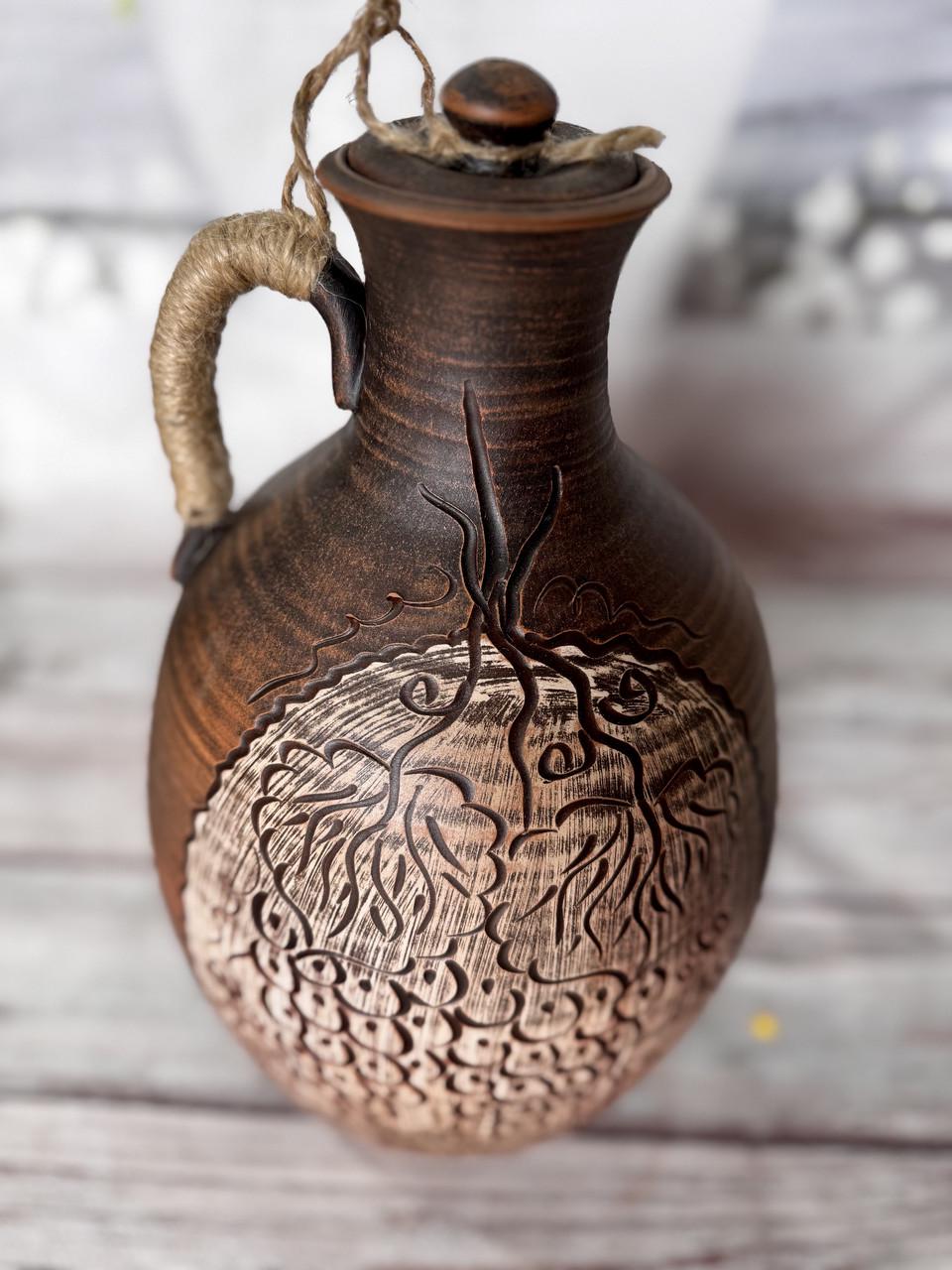 Кувшин глиняный Ангоб для вина 5 л (2582922359) - фото 5 Кувшин глиняный Ангоб для вина 5 л (2582922359) - фото 5