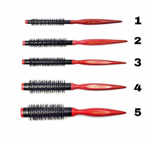 Расческа-браш керамический ДенІС professional №3 с деревянной ручкой Красный (1453071431) - фото 2 Расческа-браш керамический ДенІС professional №3 с деревянной ручкой Красный (1453071431) - фото 2