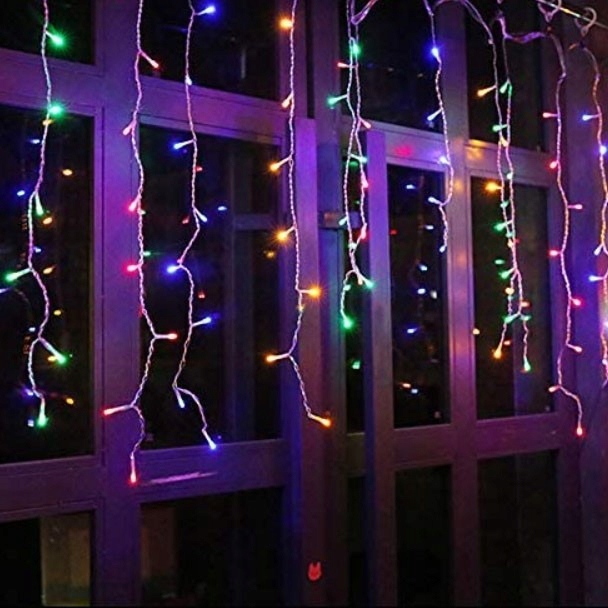 Гирлянда-бахрома Springos уличная 12 м 300 LED Mix (CL303) - фото 6