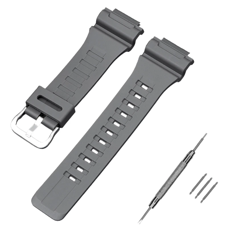 Ремінець для Casio AE-1000W Gray SI (3895)