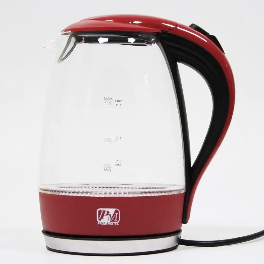 Электрочайник бытовой Promotec PM-810 1,7 л Красный