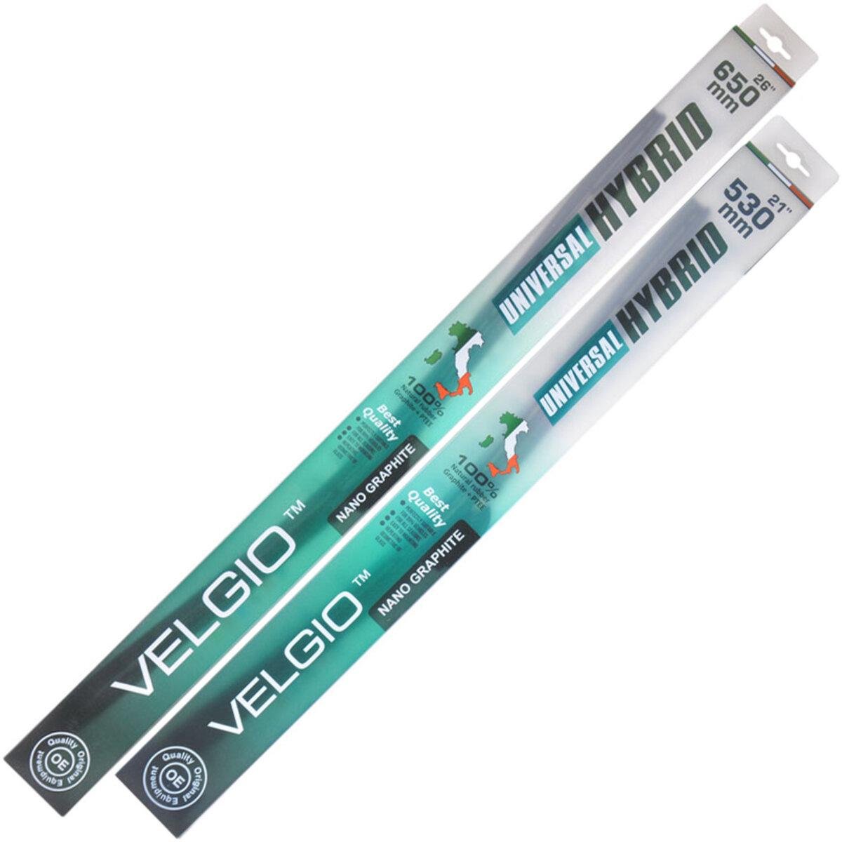 Комплект щеток стеклоочистителей Velgio Hybrid для Skoda Kodiak 2023 бескаркасные (sk_129)