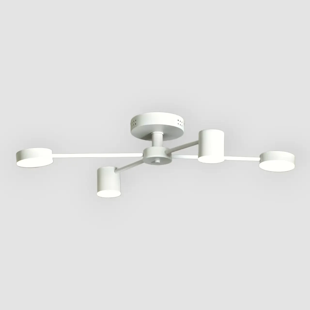 Люстра светодиодная Svet 48W на четыре плафона 3000-6500К Белый (SY-7800/4 WH) Люстра светодиодная Svet 48W на четыре плафона 3000-6500К Белый (SY-7800/4 WH)