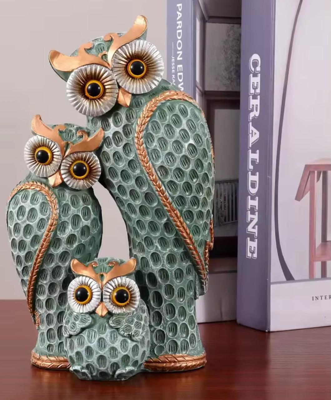 Статуэтка декоративная Три совы (2598105213)