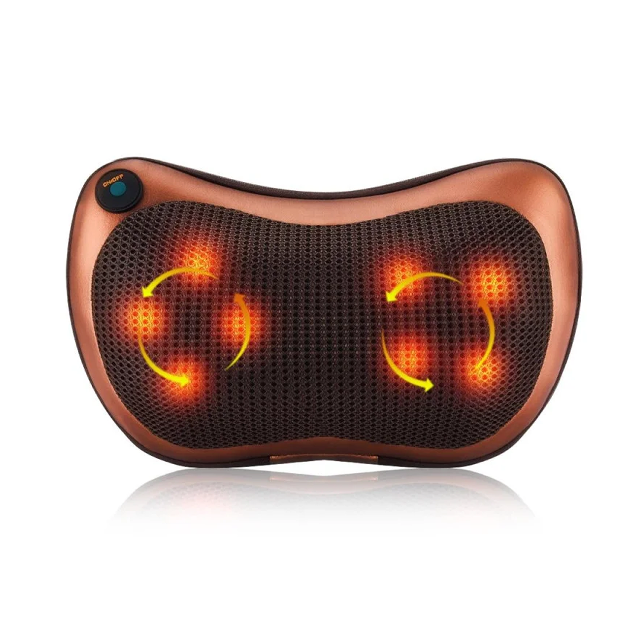 Массажная подушка для тела/спины/шеи/головы роликовая с инфракрасным подогревом (1770117665848)