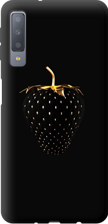 Чехол на Samsung Galaxy A7 (2018) A750F Черная клубника (3585b-1582-42517)