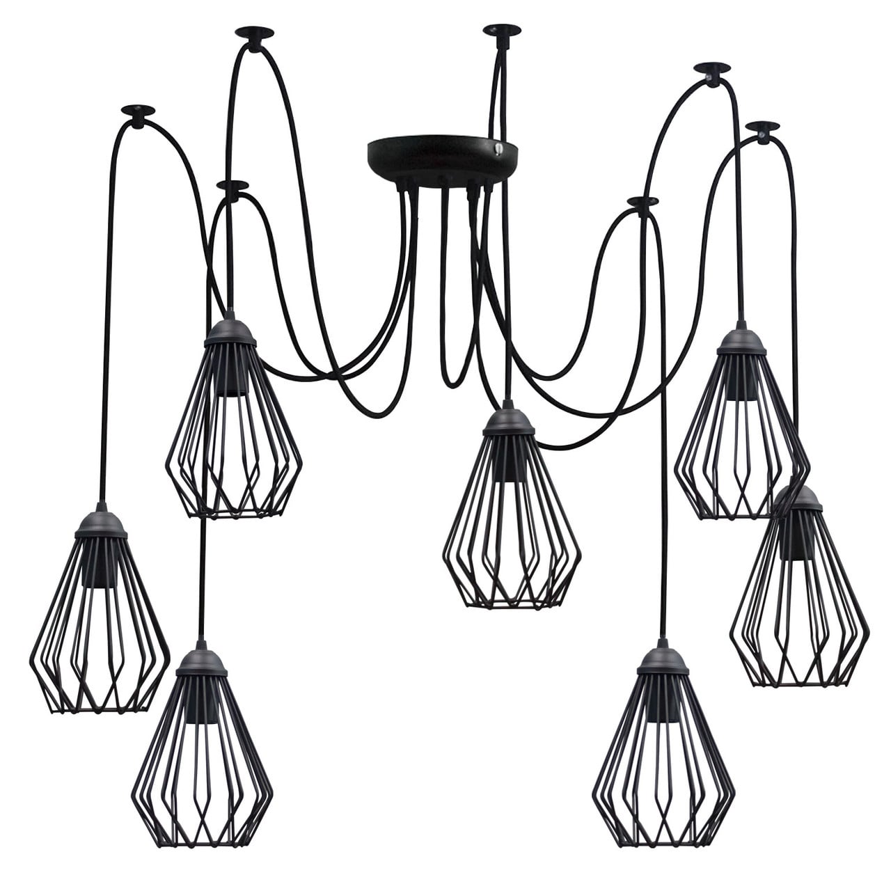 Люстра-паук MSK ELECTRIC Silvia NL 05371-7