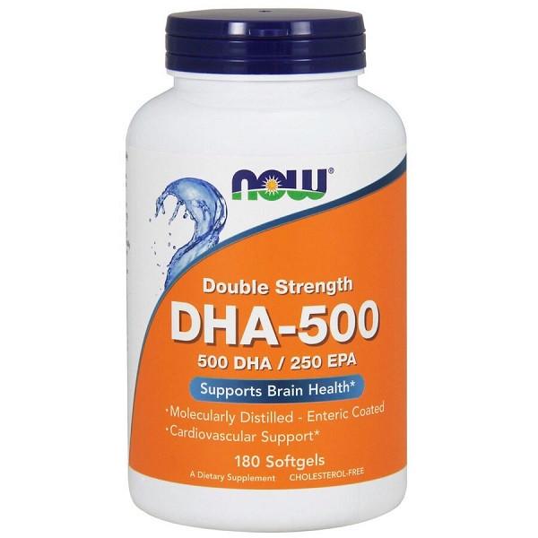 ᐉ Витамины DHA 500 NOW Foods 90 капсул (30712)