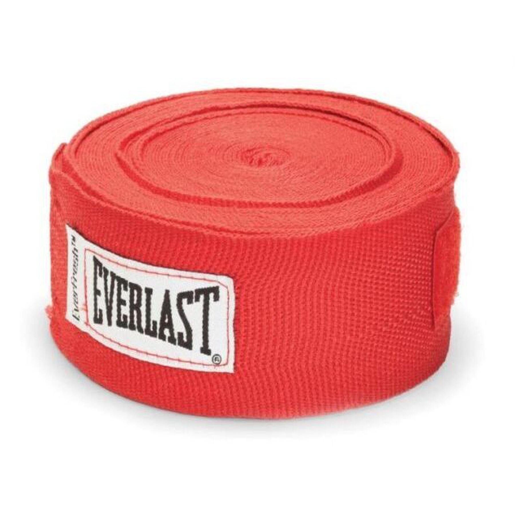 Бинты Everlast PRO STYLE HAND WRAPS 180 X2 180 457,2 см Красный