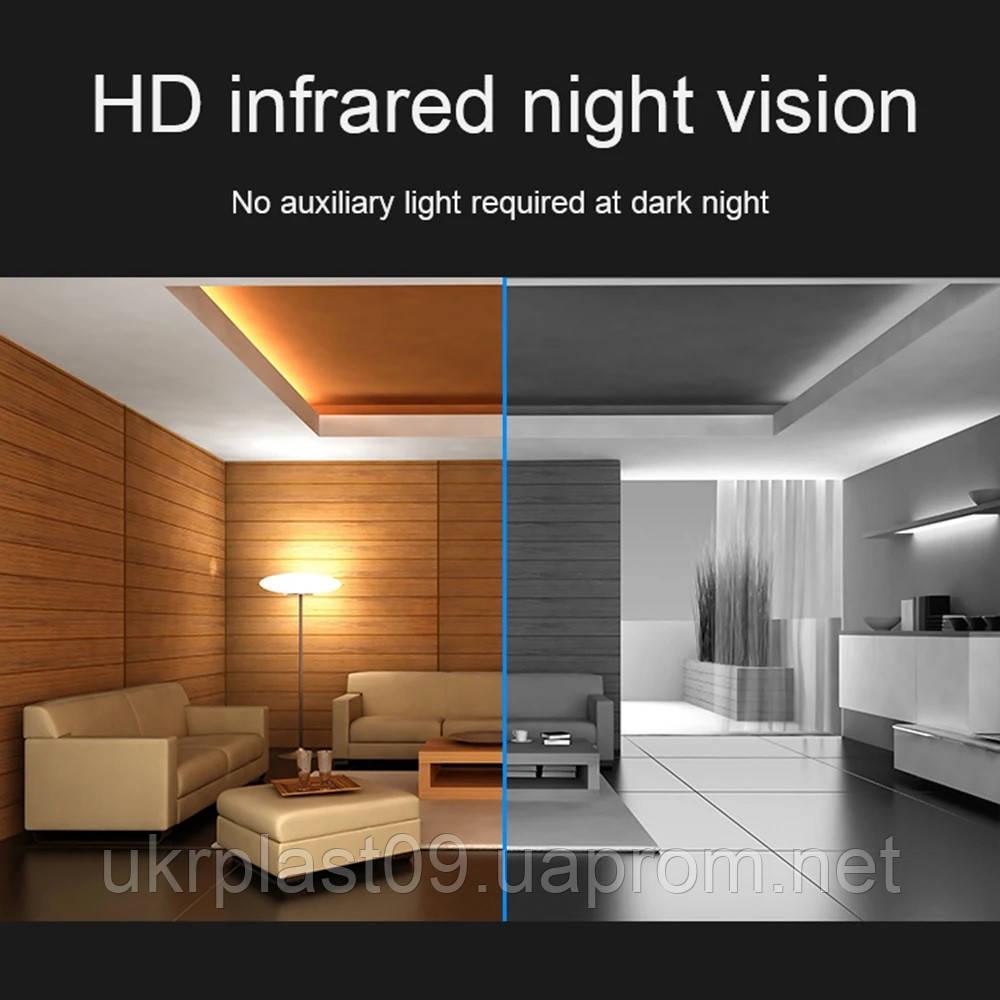 Боди-камера нагрудная HD H1080 p2p WiFi поворотная аккумулятор 1000мАч - фото 4