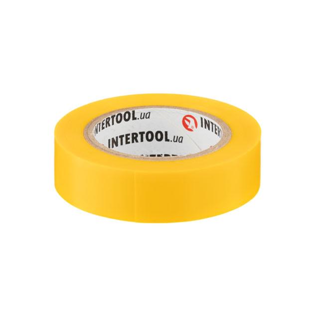 Лента изоляционная Intertool IT-0032 0,15х17 мм 10 м Желтый (129718) - фото 2