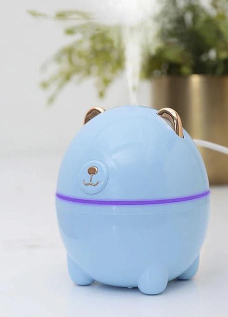 Увлажнитель воздуха-ночник Humidifier Polar Bear USB 5 В 220 мл Голубой (MS-14640) - фото 3