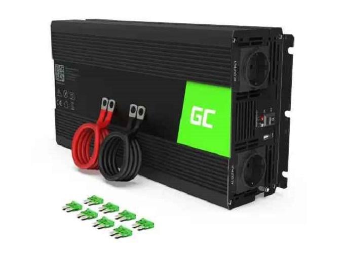 Преобразователь Green Cell DC-AC INV27 24V/230V 3000/6000W (INV27_tehnNM)